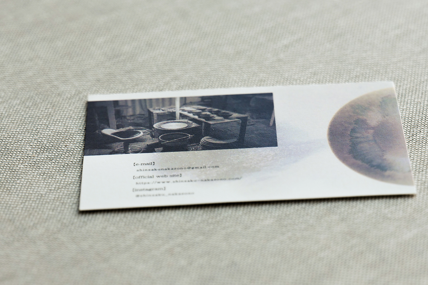 高級ヴァンヌーボ紙印刷名刺