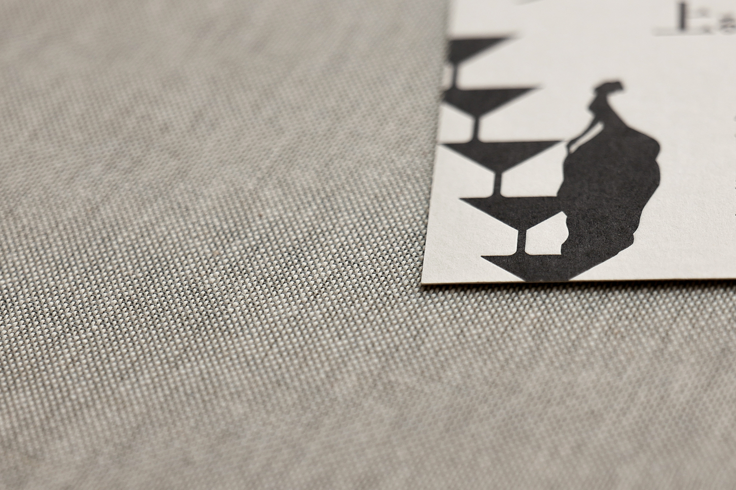 こだわったハーフエア紙印刷名刺