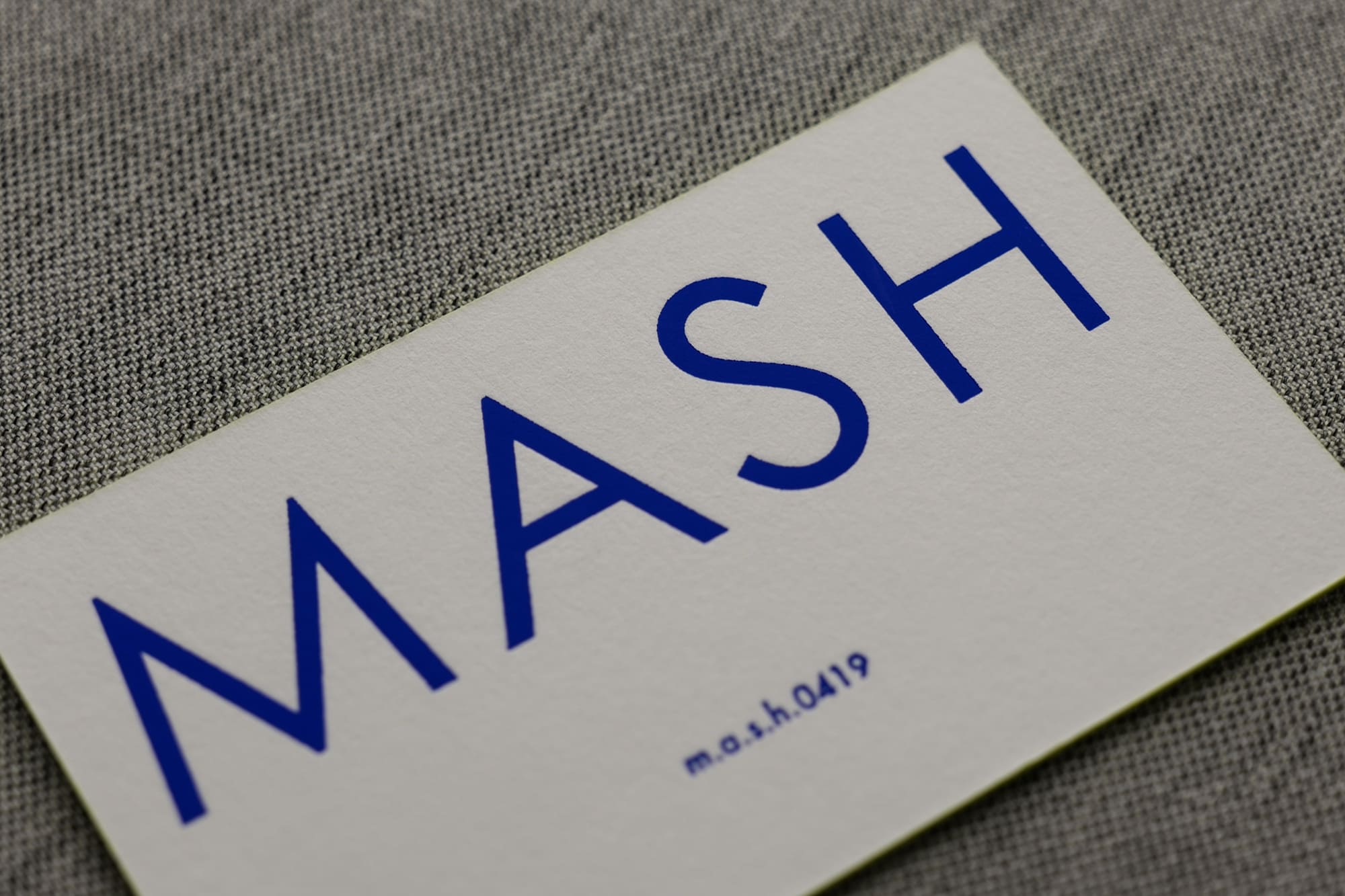 特別な小口染め名刺