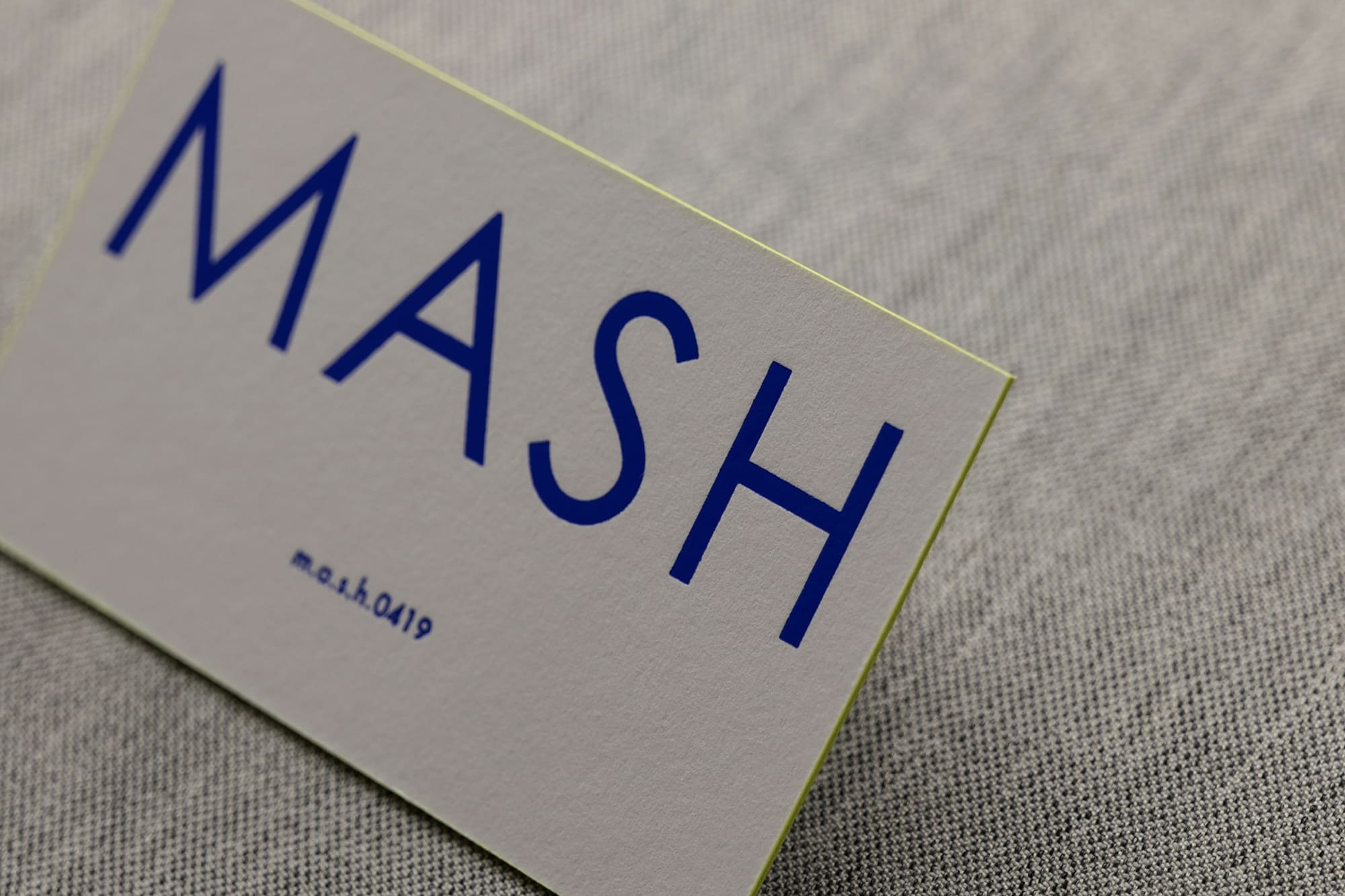 小口染め変わった名刺