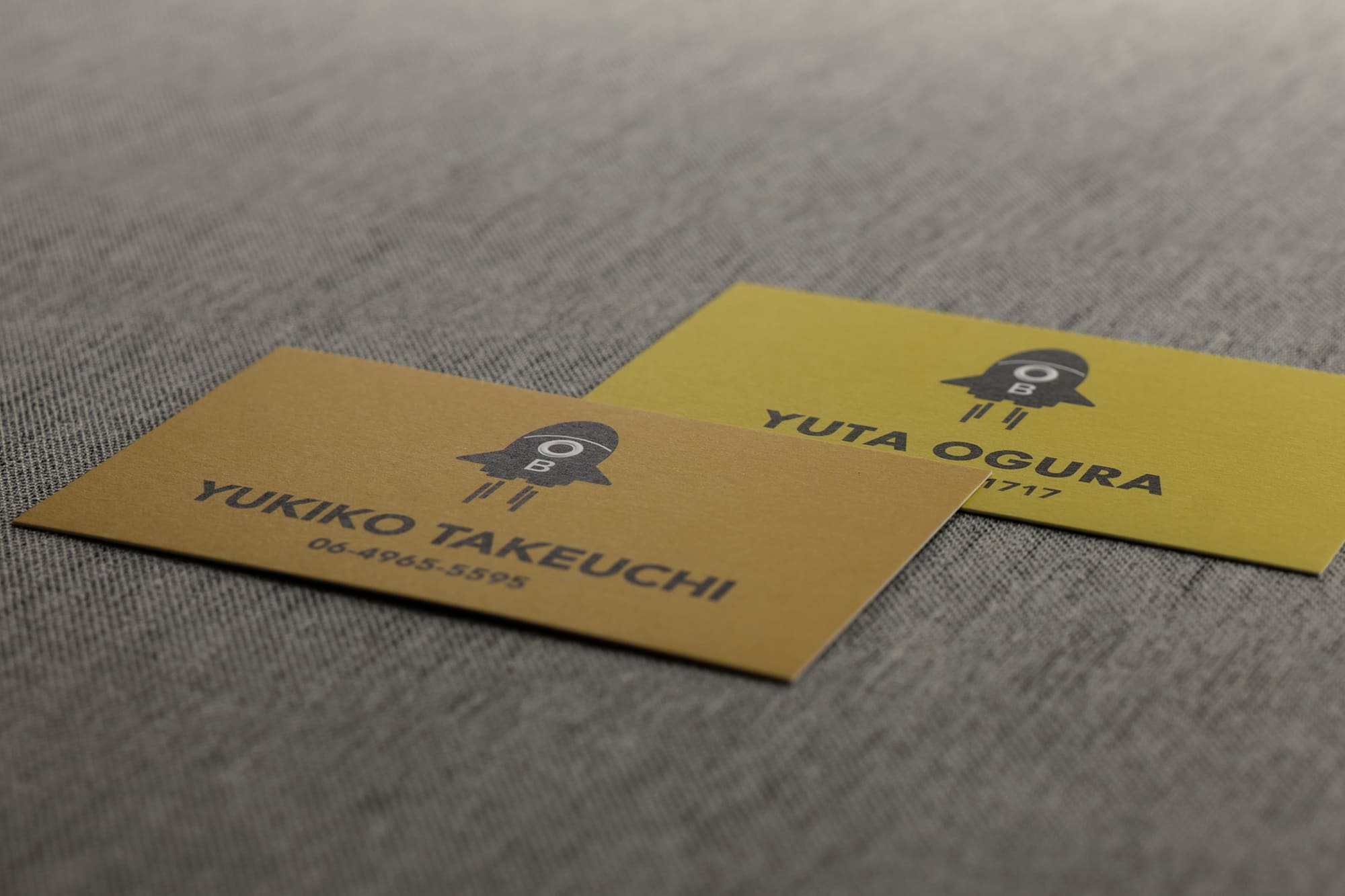 イエロー名刺