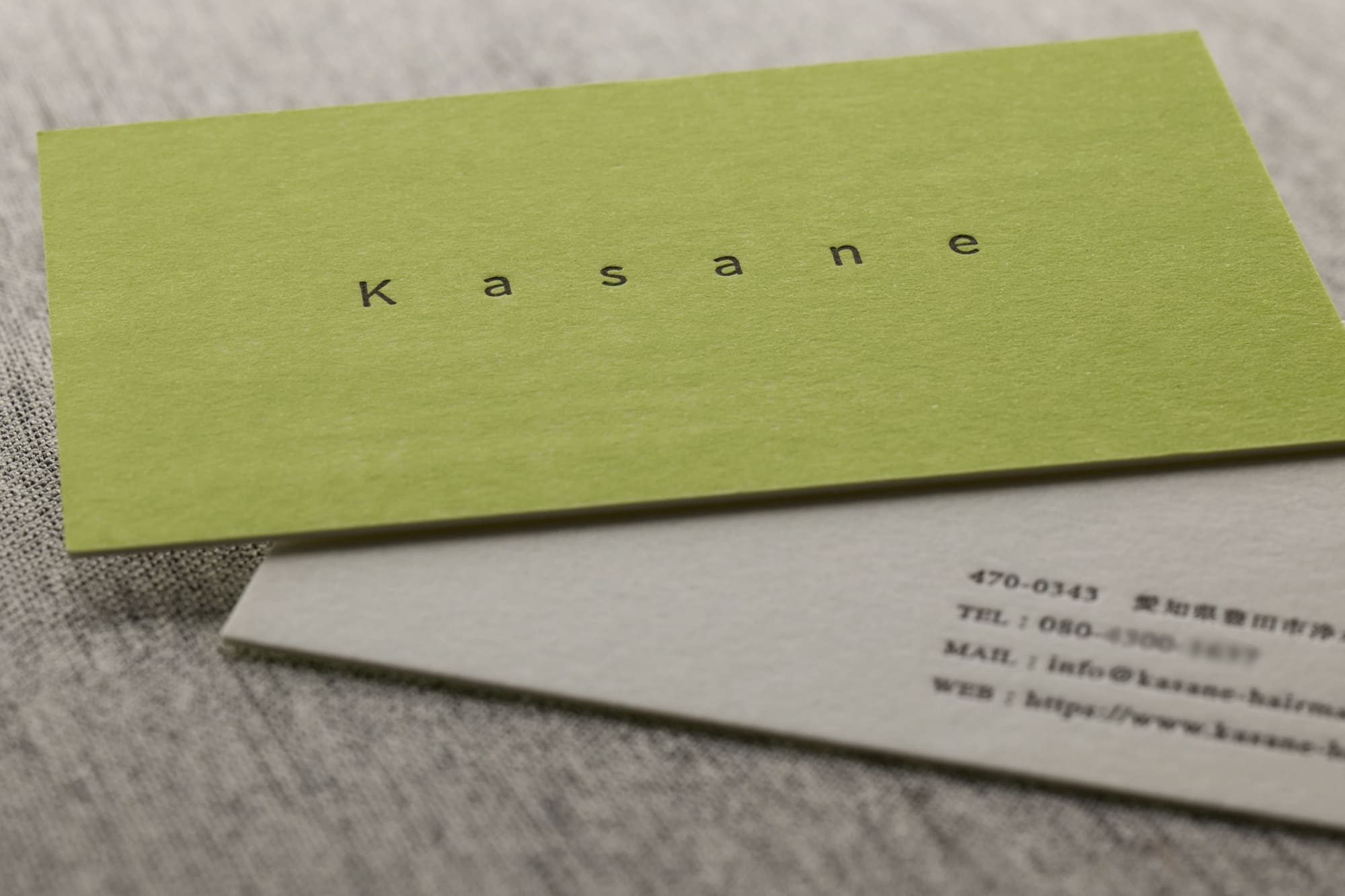 美しいヘアメイクアーティストデザイン名刺